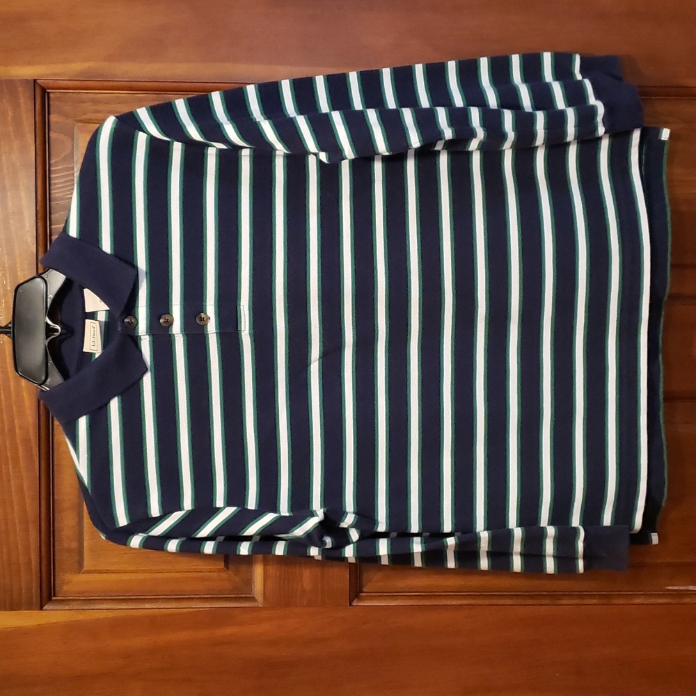 LLBean Boys Long Sleeve Polo Shirt